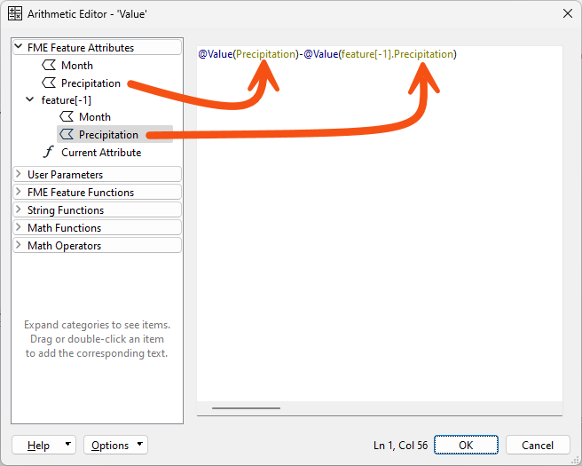 Constructing the attribute value